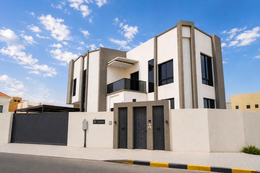 مجمّع فلل الدار في عجمان، من تنفيذ شركة التلال لمقاولات البناء