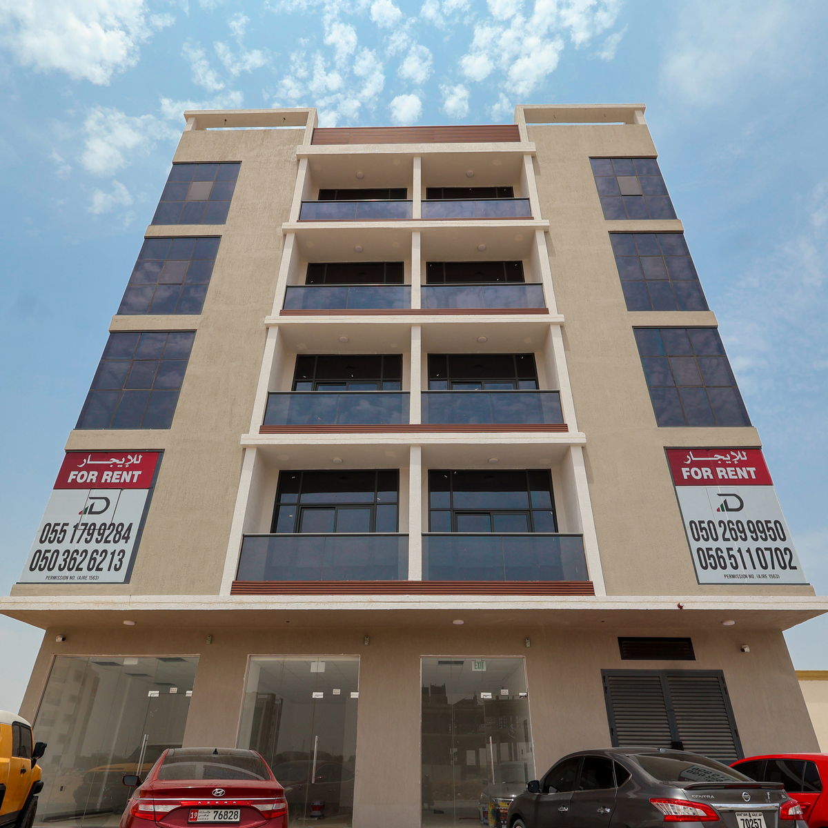 Residential building A-128 in Ajman, built by Al Telal Building Contracting — 2