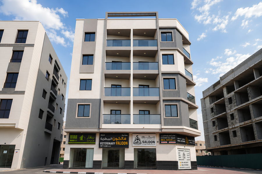 مبنى سكني A-143 في عجمان، من تنفيذ شركة التلال لمقاولات البناء